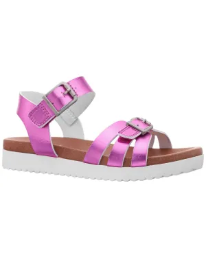 Girl's Lacey Sandals In Pink