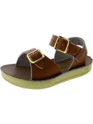 Girls Leather Buckle Ankle Strap
