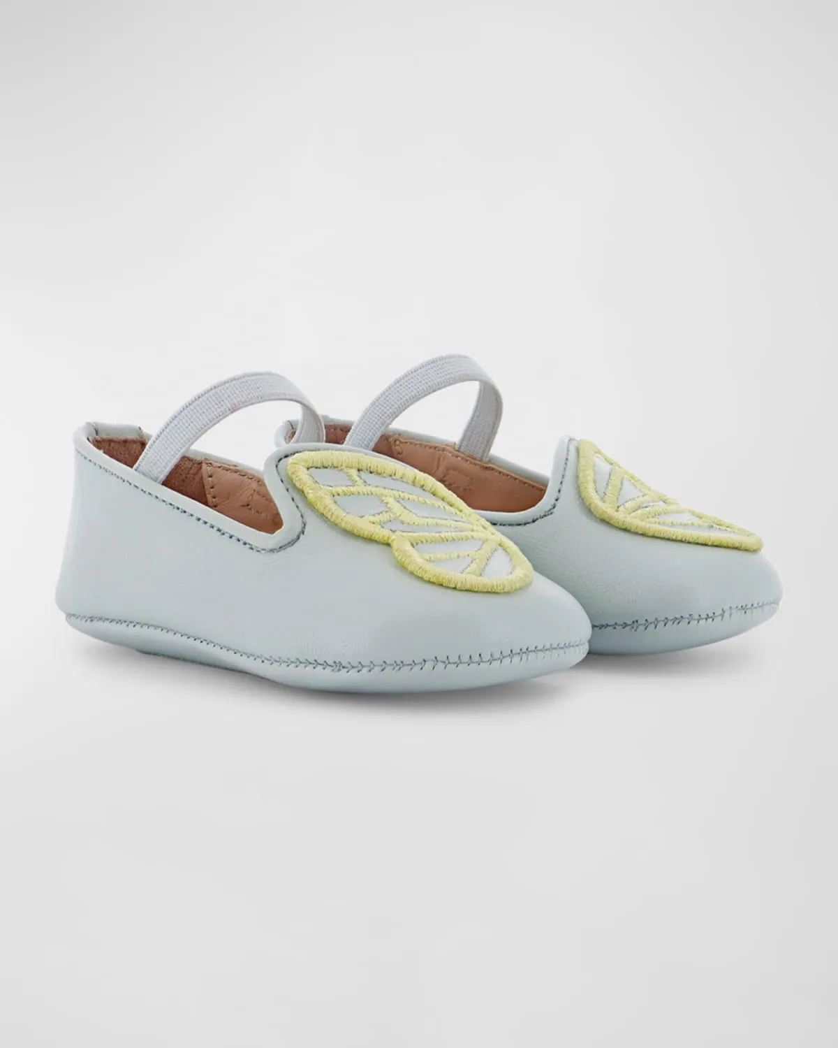 Girl's Leather Butterfly Flats