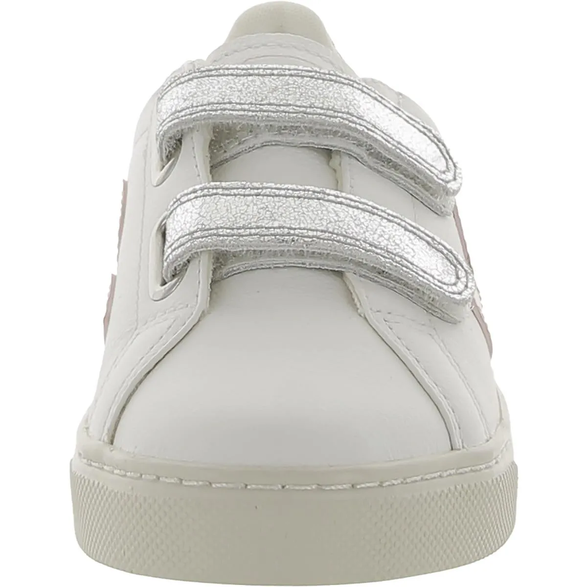 Girls Leather Metallic Casual and Fashion Sneakers