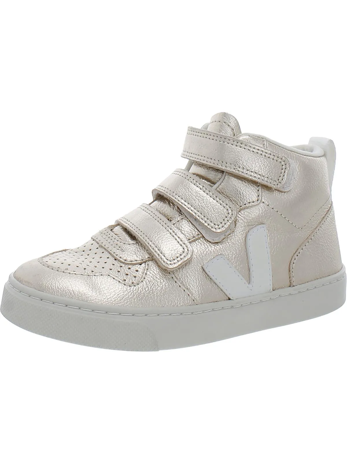 Girls Little Kid Leather High-Top Sneakers