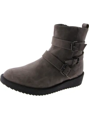 Girls Little Kid Zipper Ankle Boots