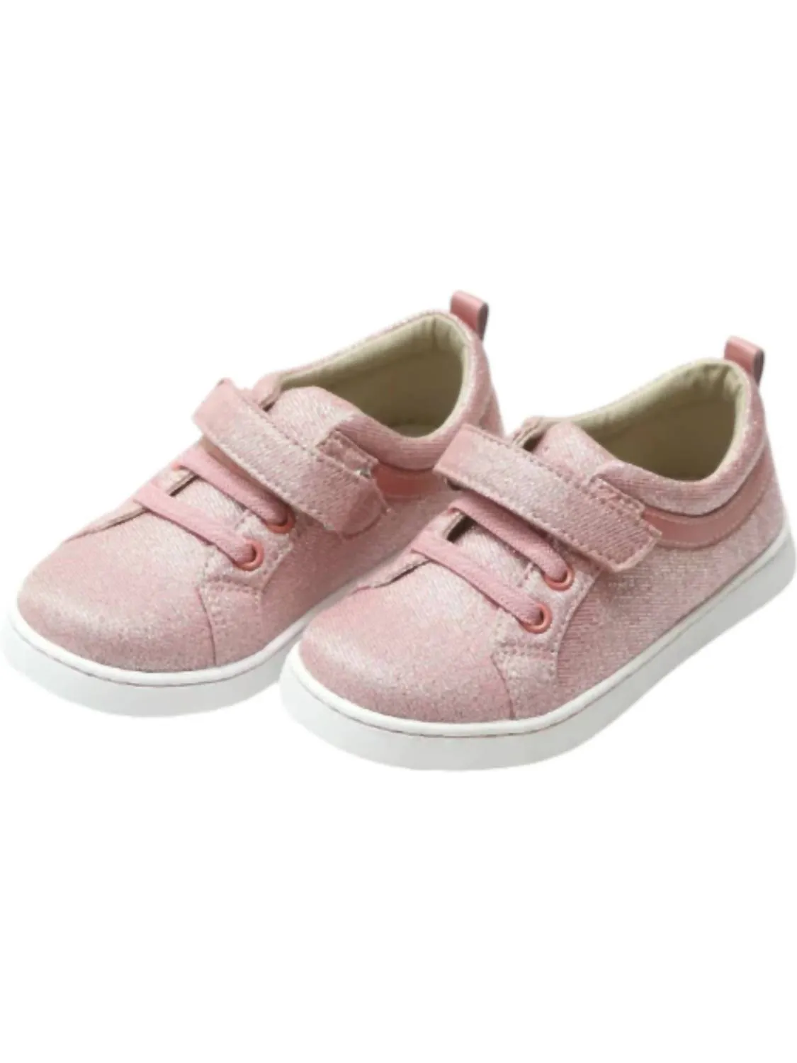 Girl's Natalie Sneakers In Metallic Pink