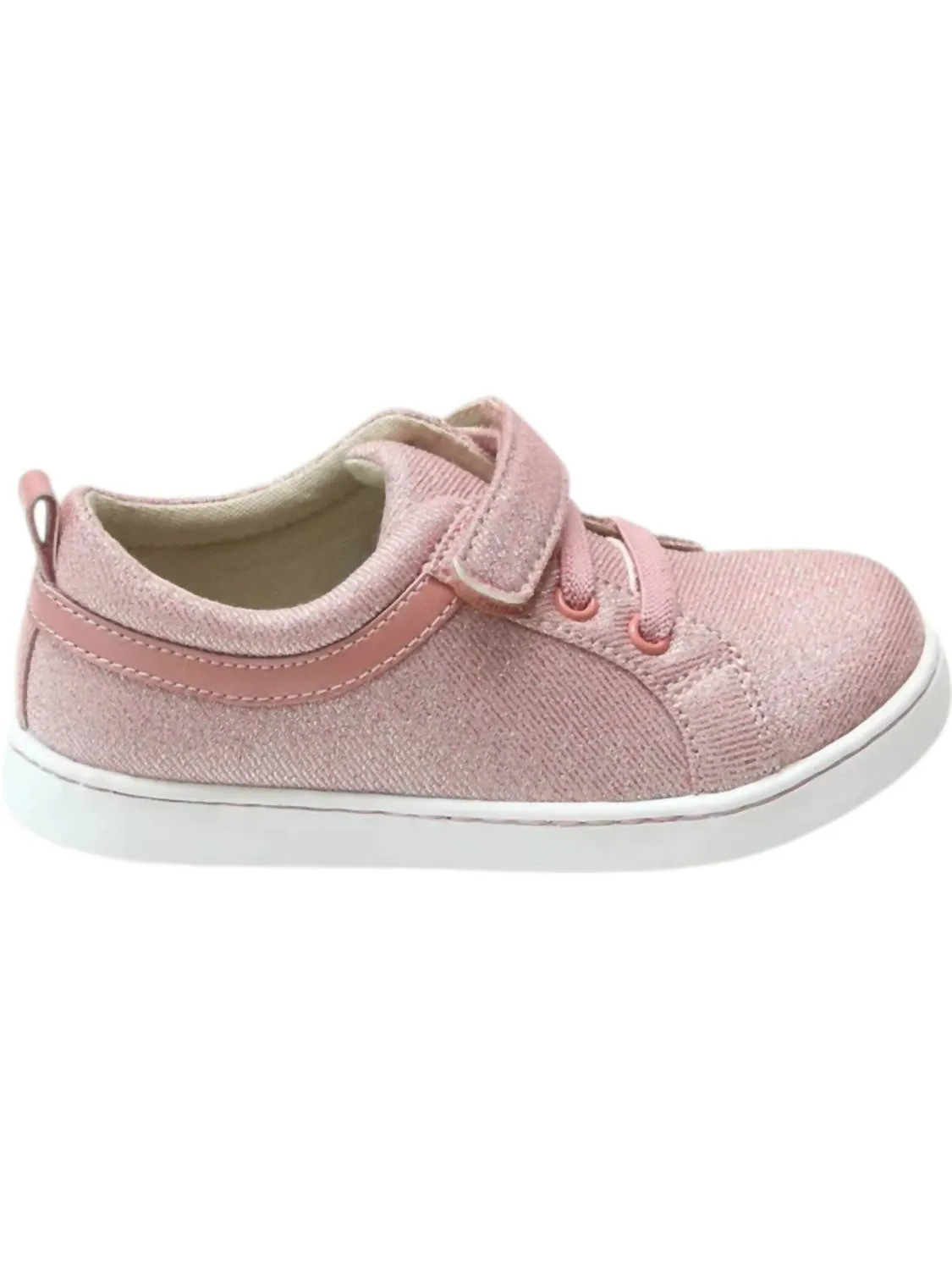 Girl's Natalie Sneakers In Metallic Pink