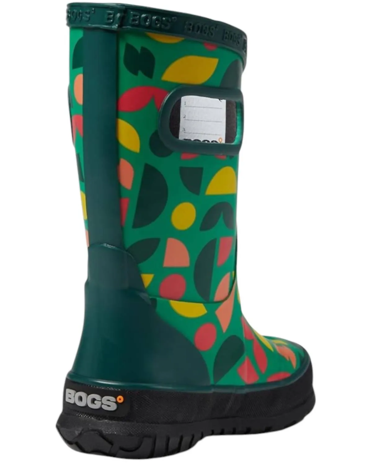 Girl's Shapes Rain Boots In Green