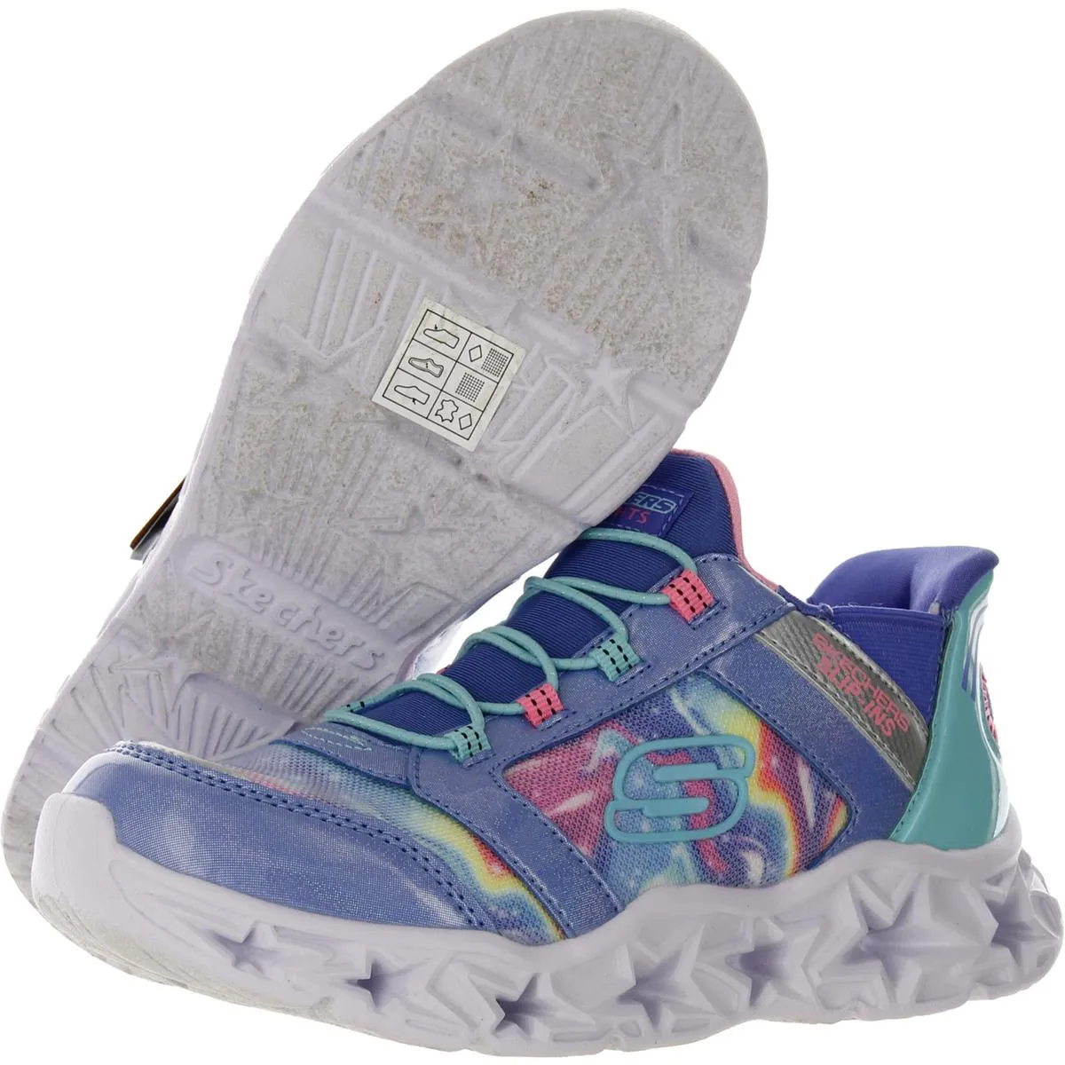 Girls Slip In's Memory Foam Light-Up Shoes