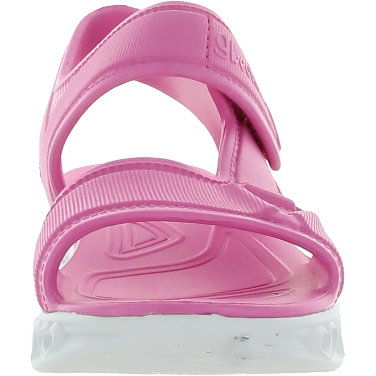 Girls Slip On Ankle Strap Light-Up Shoes