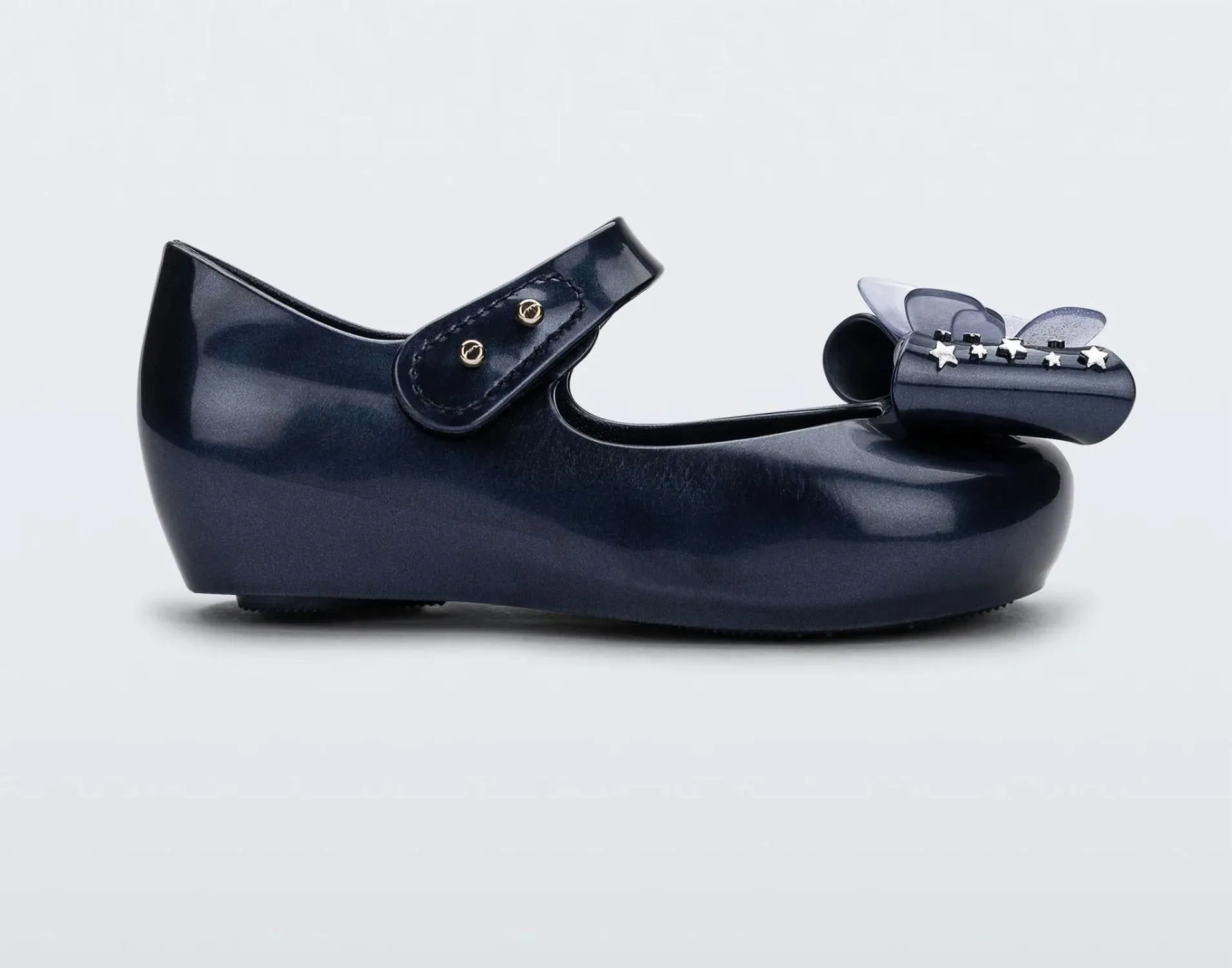 Girls' Ultragirl Star Ballet Flat In Metallic Blue