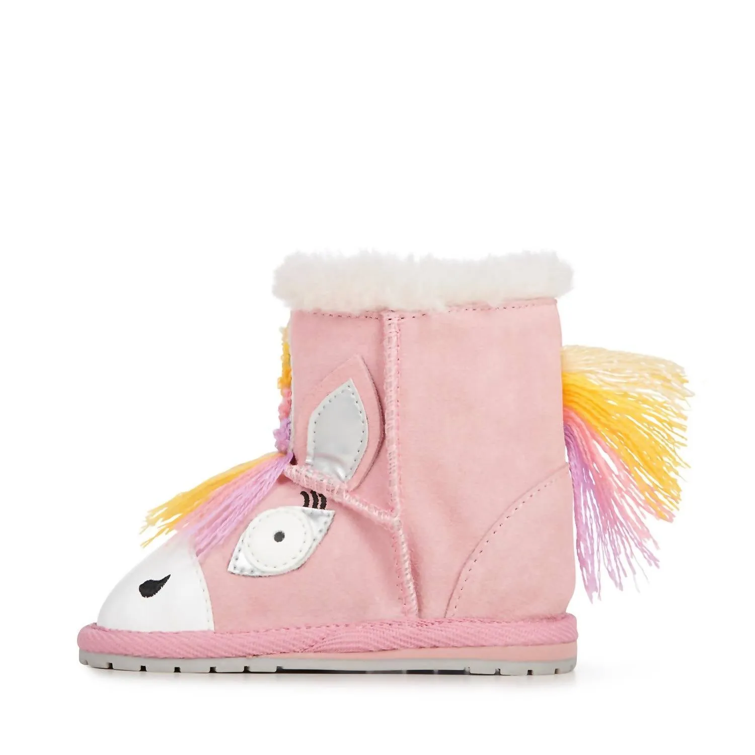 Girl's Walker Sheepskin Boot In Unicorn