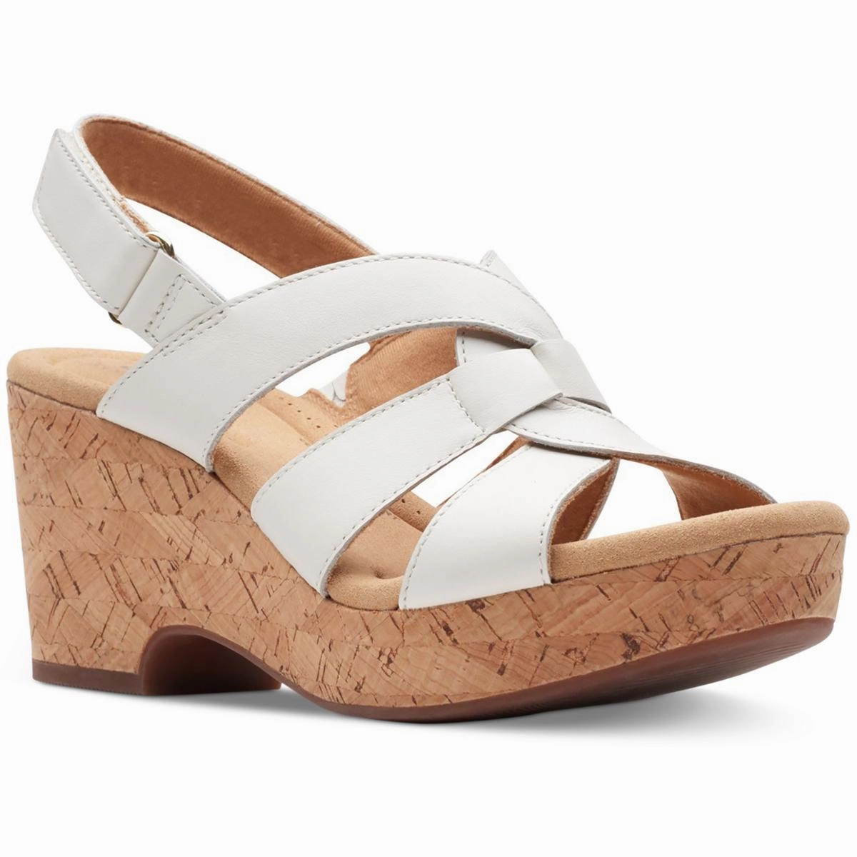 Giselle Beach Womens Cork Slingback Sandals