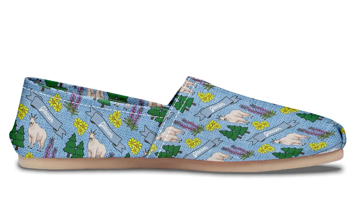 Glacier Pattern Casual Shoes