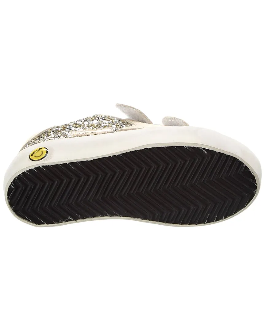 Golden Goose Old School Glitter & Leather Sneaker
