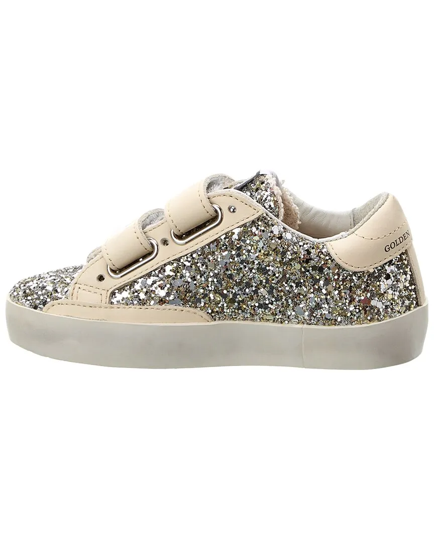 Golden Goose Old School Glitter & Leather Sneaker