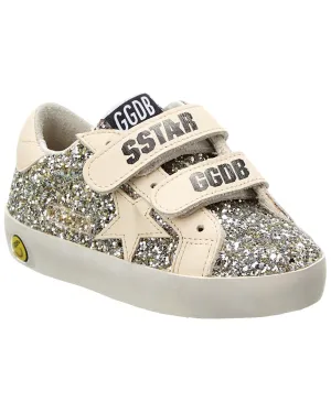 Golden Goose Old School Glitter & Leather Sneaker