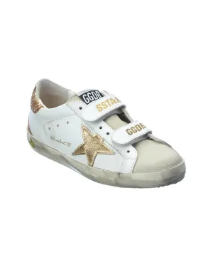 Golden Goose Old School Leather & Glitter Sneaker