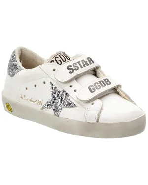 Golden Goose Old School Leather & Glitter Sneaker
