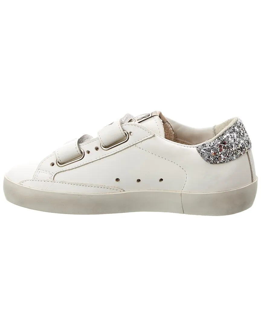 Golden Goose Old School Leather & Glitter Sneaker