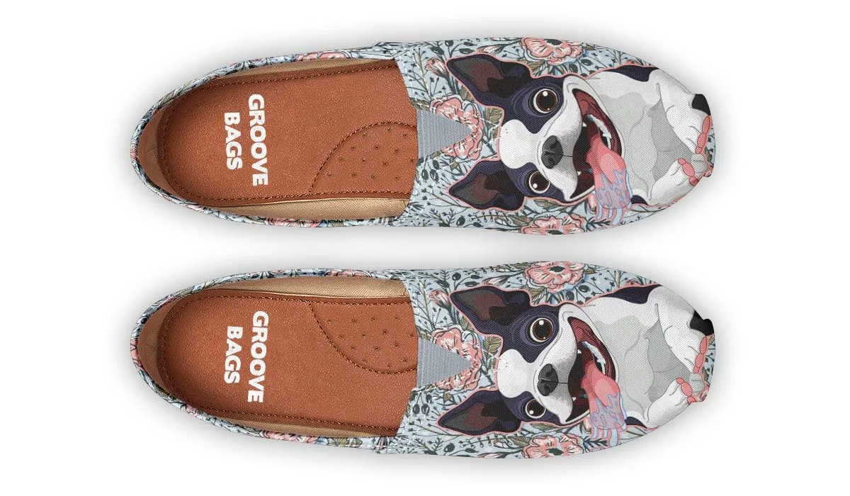 Goofy Boston Terrier Casual Shoes