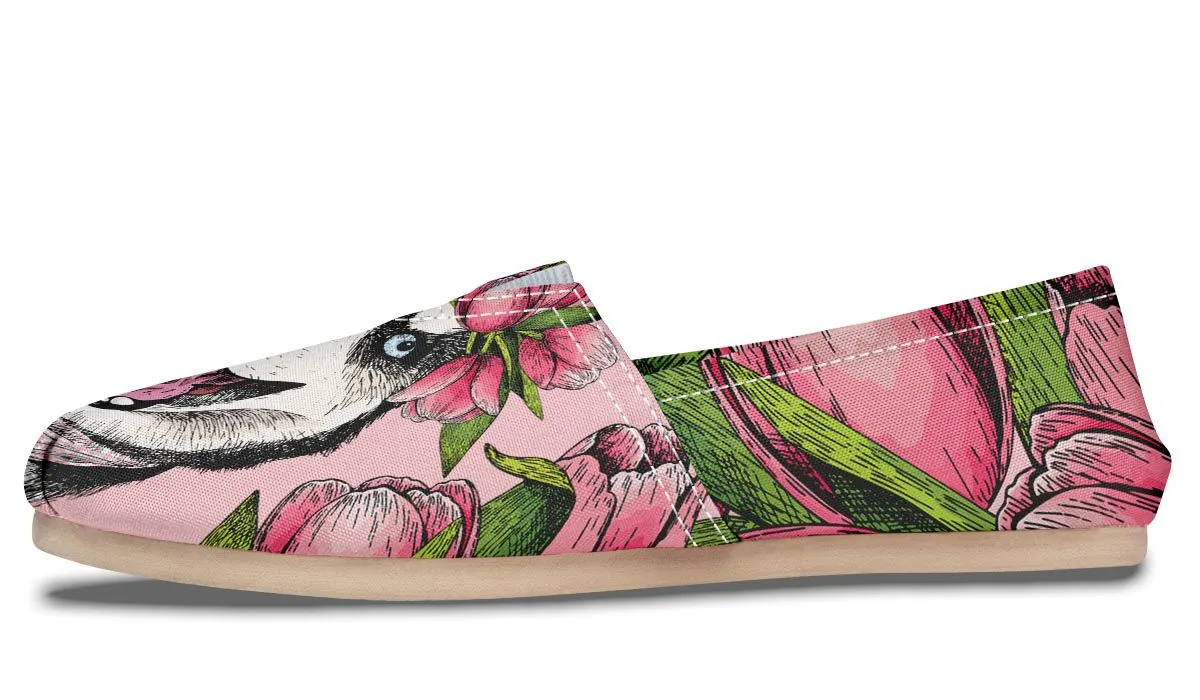 Goofy Siberian Husky Casual Shoes