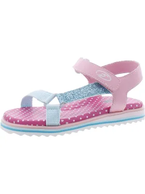 Gretel Girls Glitter Open Toe Ankle Strap