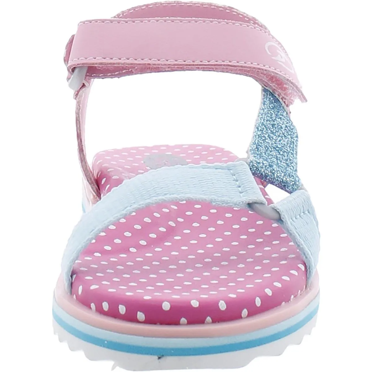 Gretel Girls Glitter Open Toe Ankle Strap