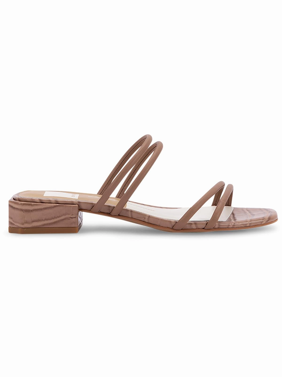Haize Womens Leather Strappy Heel Sandals
