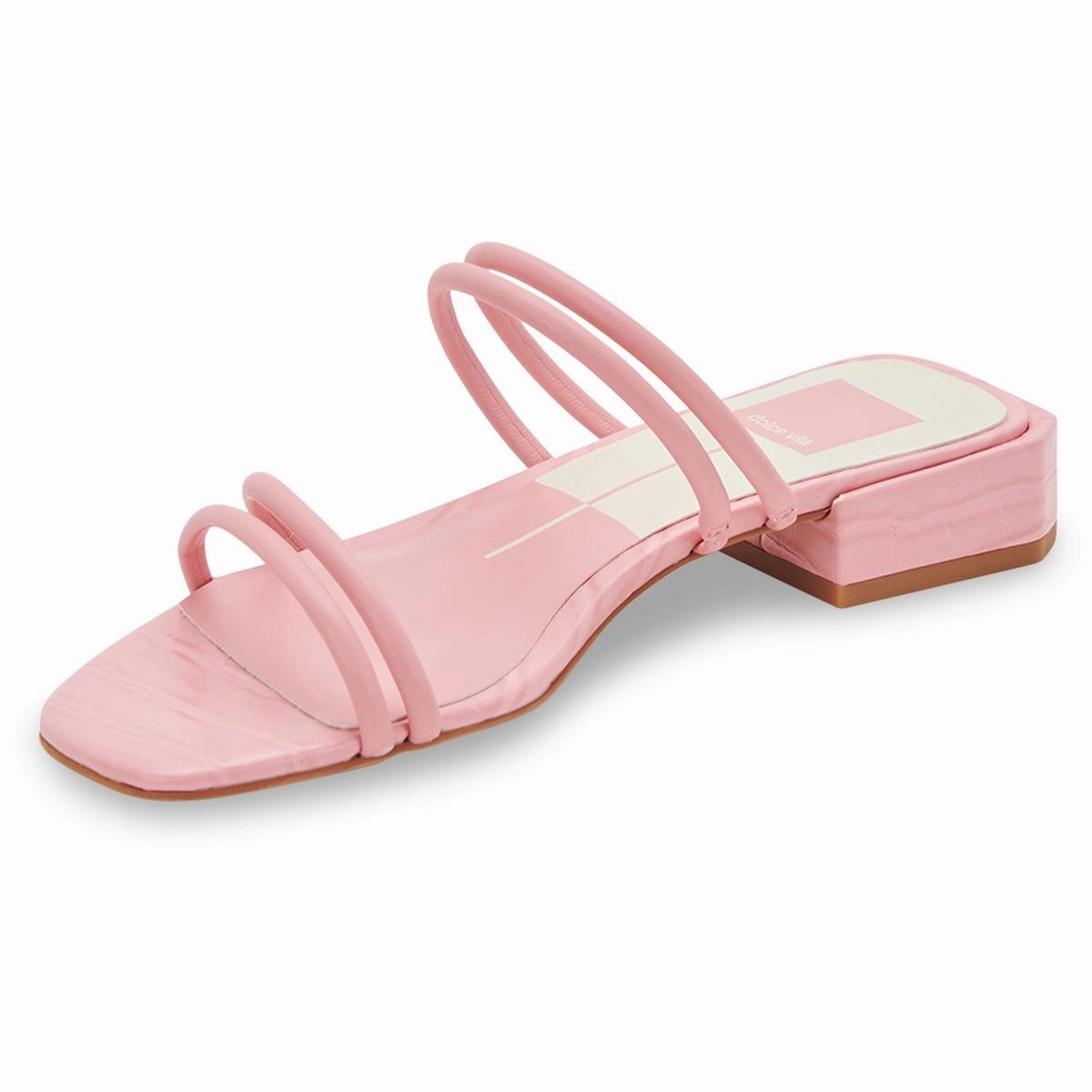 Haize Womens Leather Strappy Heel Sandals