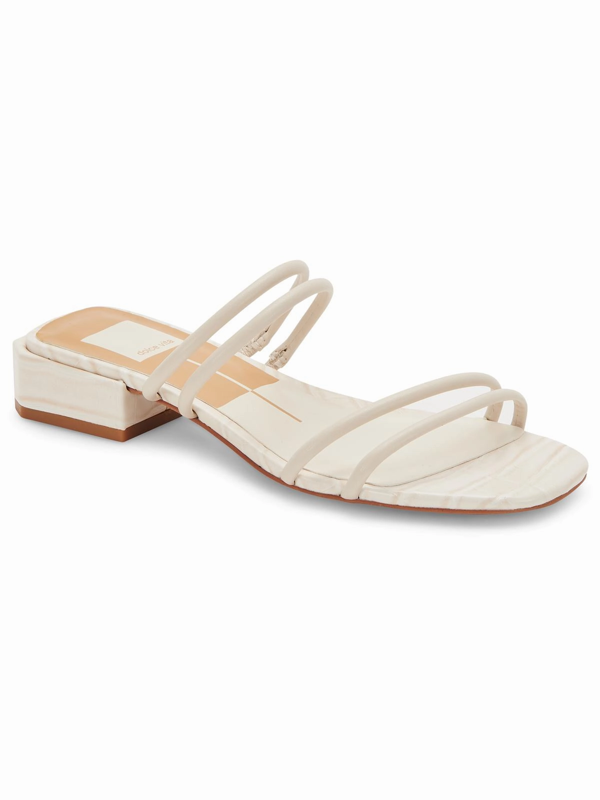 Haize Womens Leather Strappy Heel Sandals