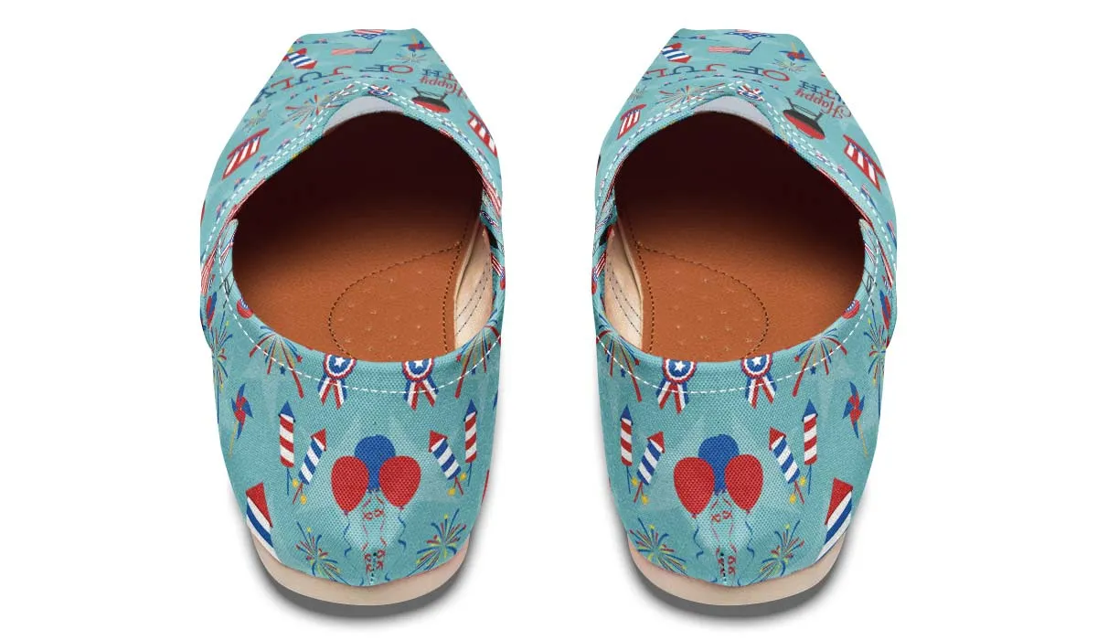 Happy Fourth of July Casual Shoes