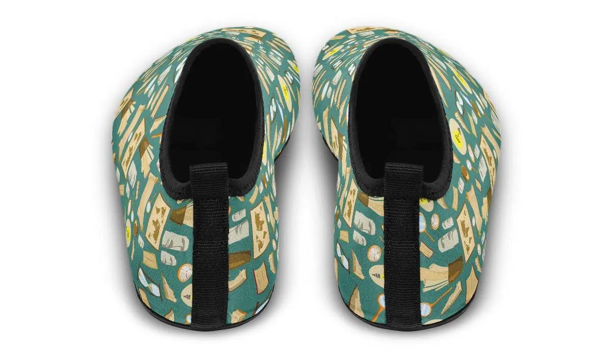 History Buff Aqua Barefoot Shoes