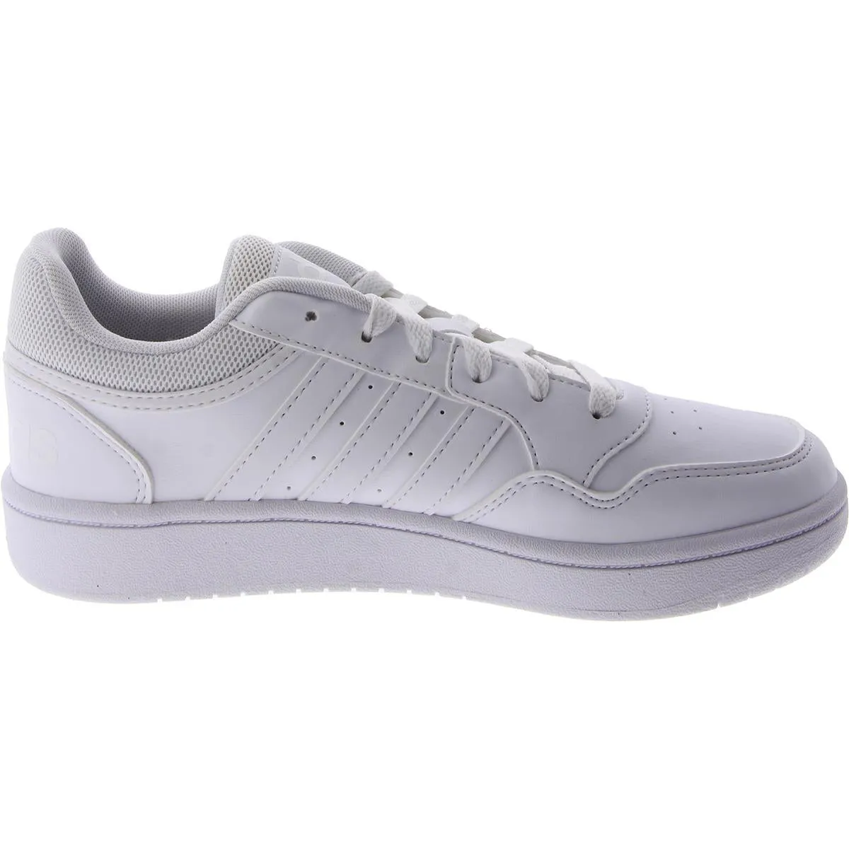 Hoops 3.0 K Girls Leather Perforated Basketball Shoes