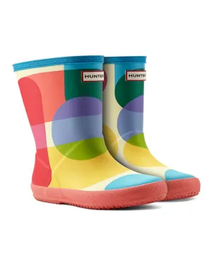 Hunter First Rainbow Bubble Boot