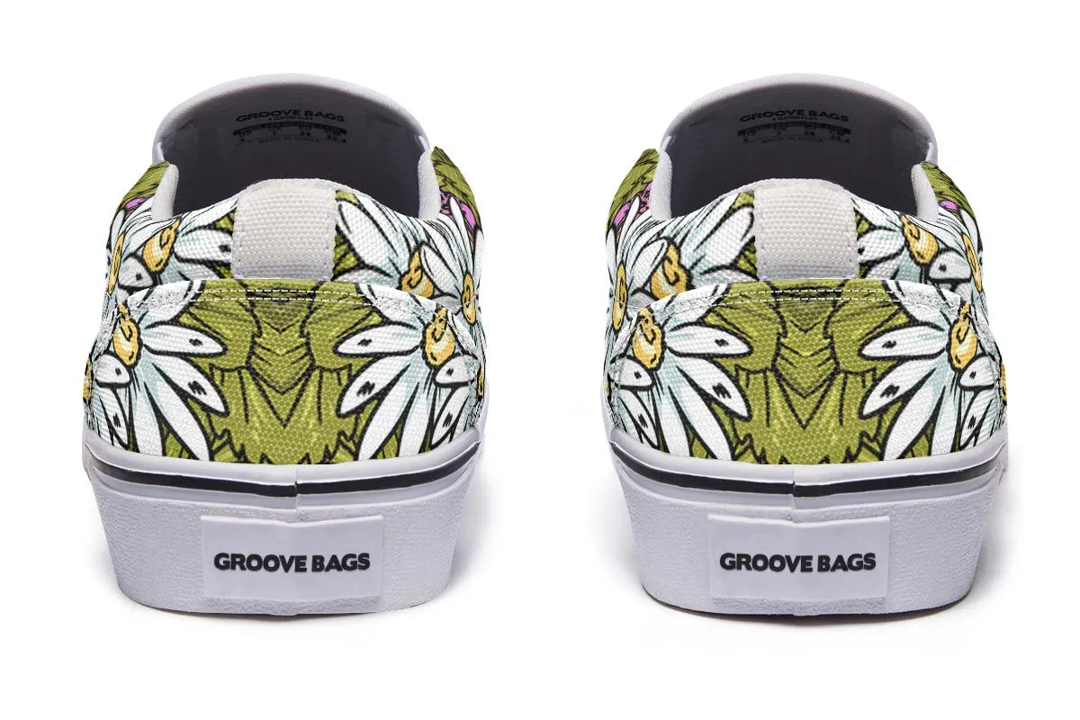 Illustrated Dachshund Slip-On Shoes