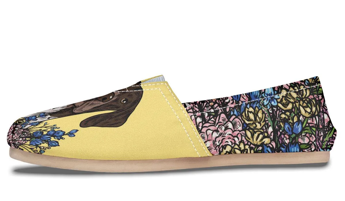 Illustrated German Shorthaired Pointer Casual Shoes