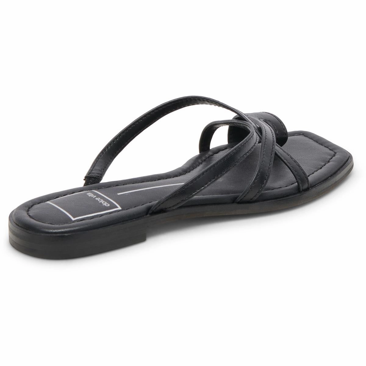 Indigo Womens Toe Loop Leather Flip-Flops