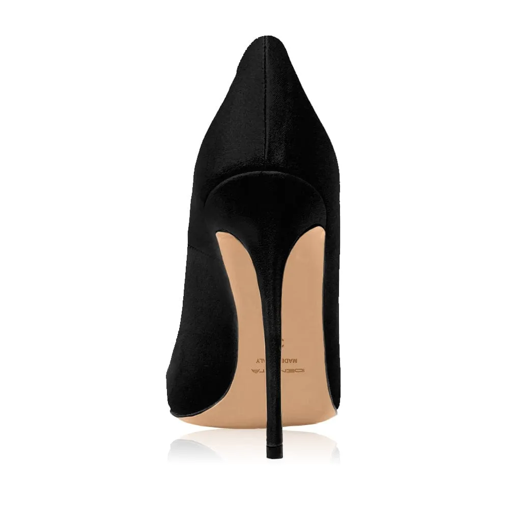 ISABELLE BLACK SATIN