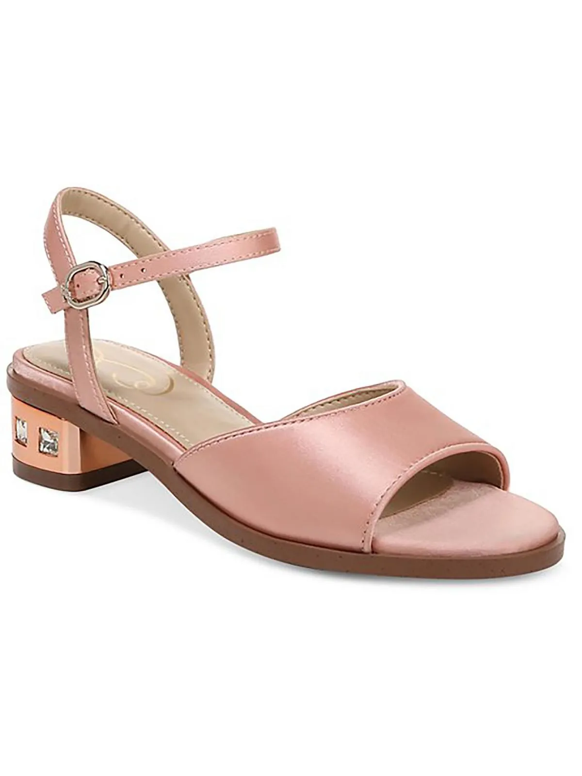 Ivy Girls Ankle Strap Open Toe Heels