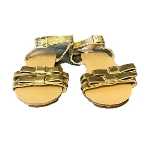 Janie and Jack Girls Gold Sandals