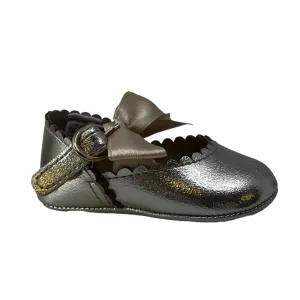 Janie and Jack Girls Gold Shoes