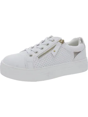 Jilie Girls Little Kid Faux Leather Casual and Fashion Sneakers