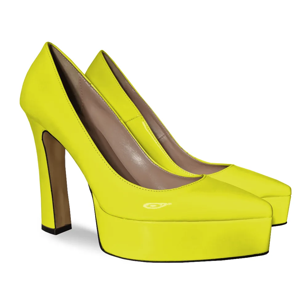 JIMENA PATENT YELLOW