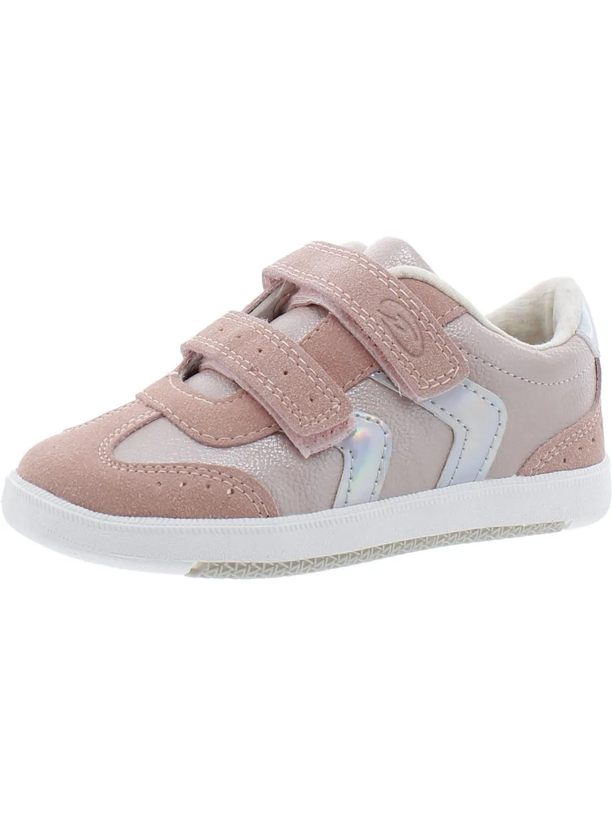Kameron Girls Toddler Faux Leather Casual and Fashion Sneakers