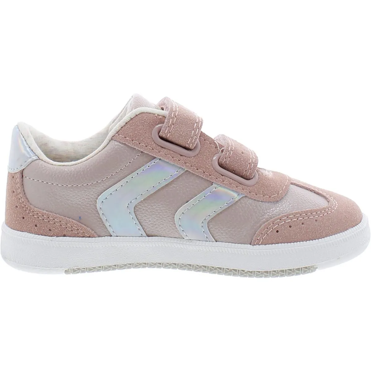 Kameron Girls Toddler Faux Leather Casual and Fashion Sneakers