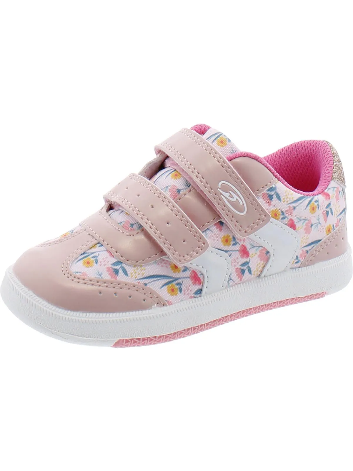 Kameron Girls Toddler Faux Leather Casual and Fashion Sneakers
