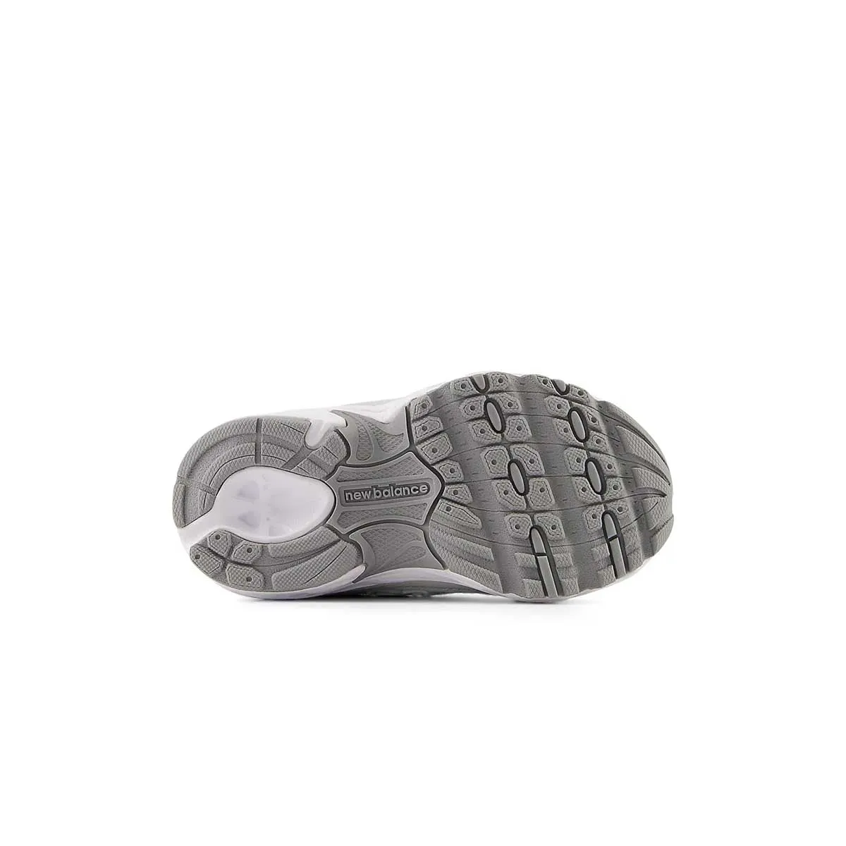 Kids 740 Bungee Lace 'Grey Matter White'