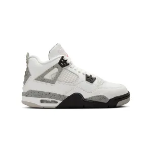 Kids Air Jordan 4 Retro 'White Cement'