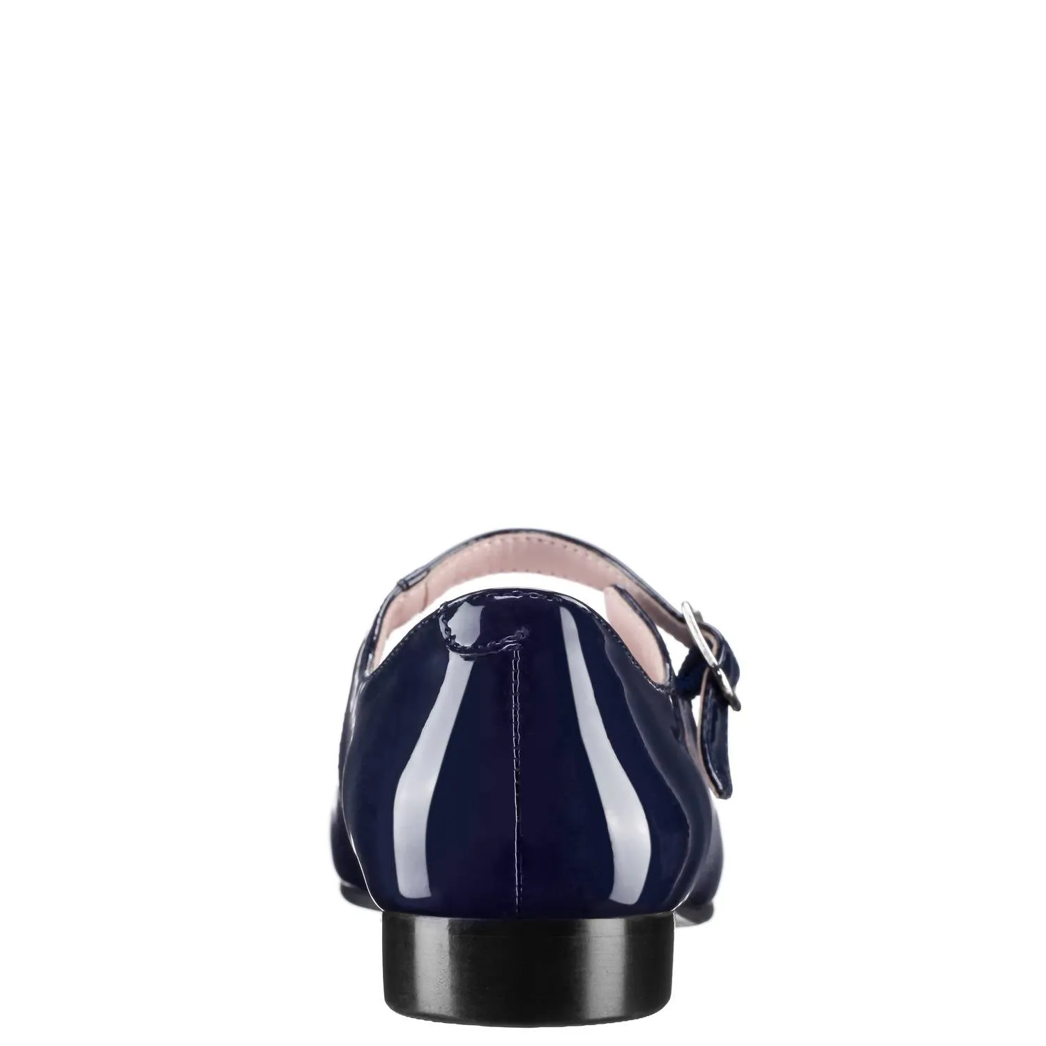 Kid's Bonnett Patent Shoes In Navy