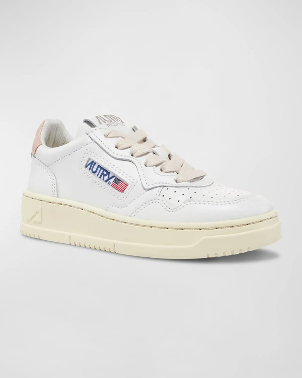 Kid's Dallas Leather Low-Top Sneakers, Size Toddlers/Kids
