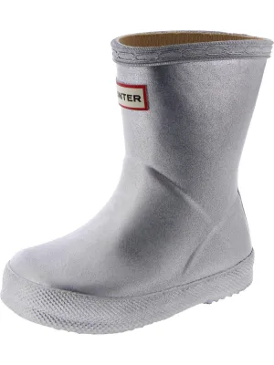 Kids First Classic Metal Girls Toddler Rubber Ankle Boots