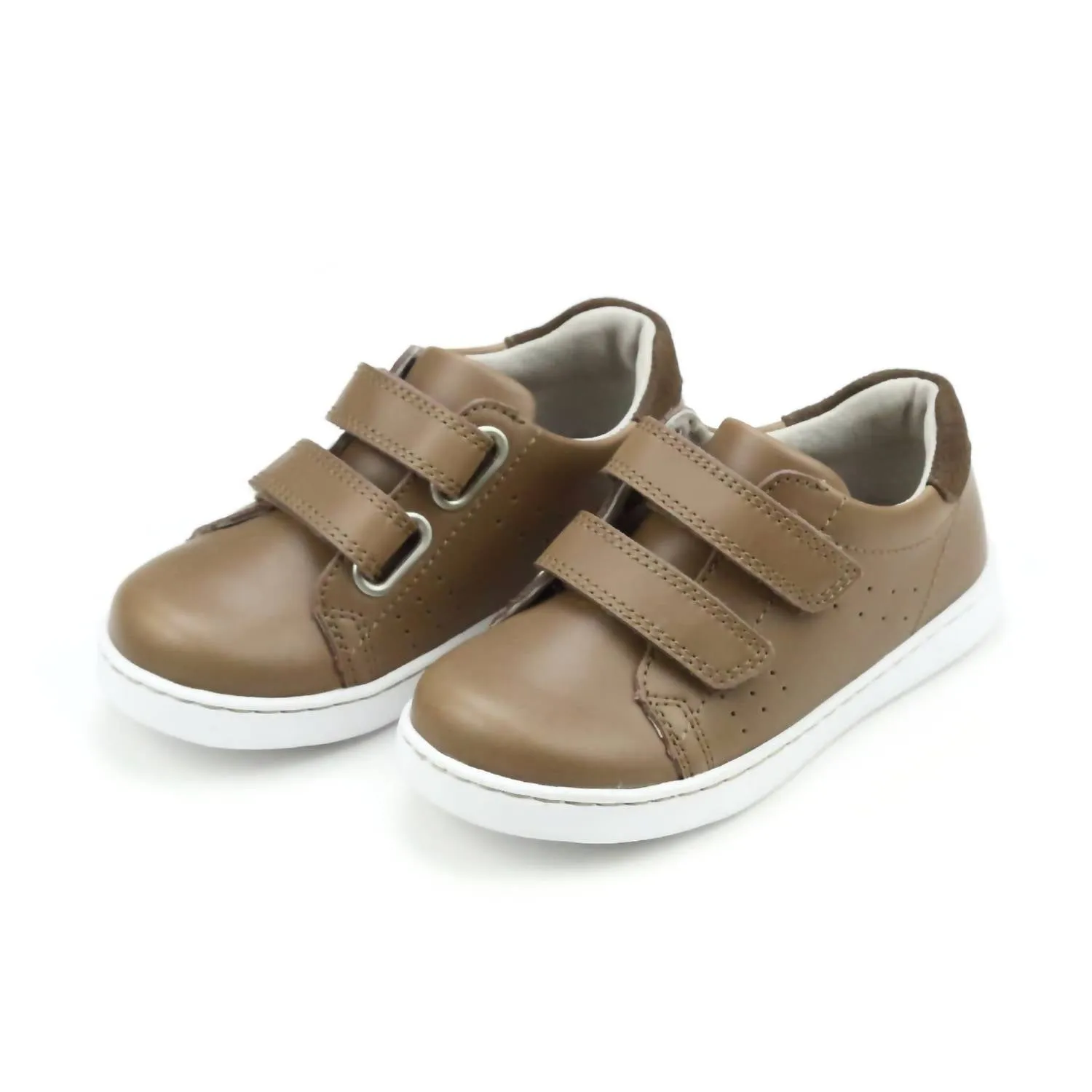Kid's Kyle Double Strap Sneaker In Mocha